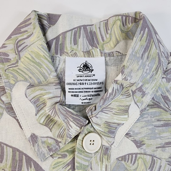 Disney Tropical Spirit Jersey Button Up - M - Picture 4 of 11